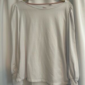 Boden Long Sleeve white elegant long sleeve t-shirt